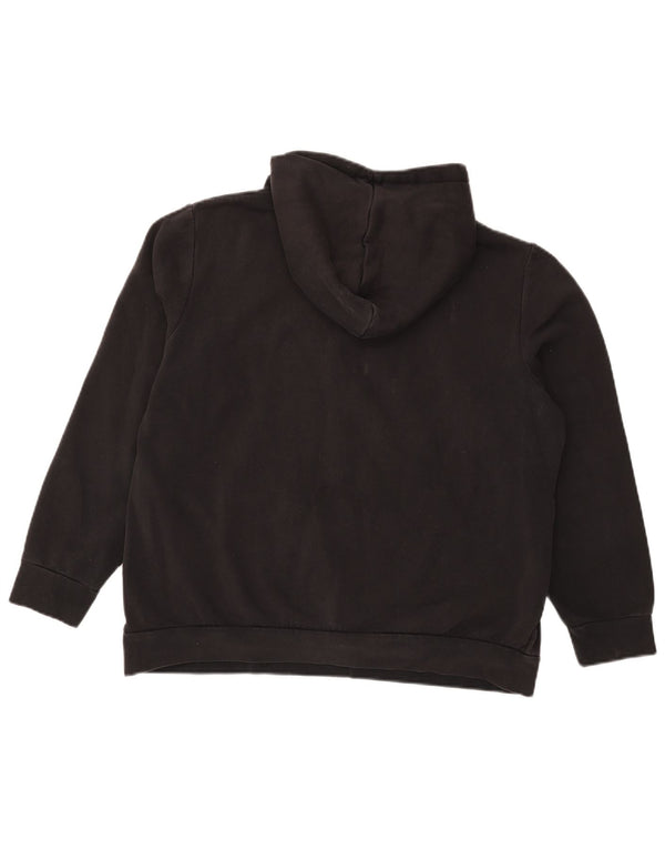 Женский джемпер с капюшоном Adidas Oversized с рисунком UK 20/22 XL, черный хлопок