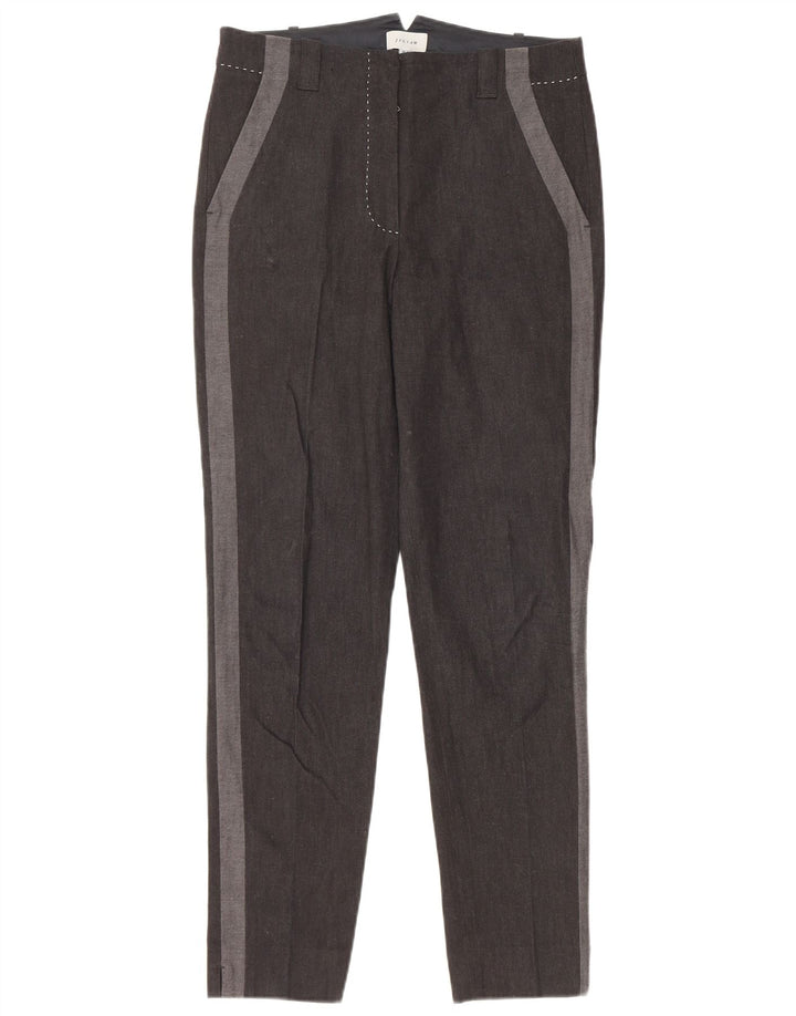 Женские узкие брюки-чинос JIGSAW UK 10, маленькие W30 L29, черные цветные блоки