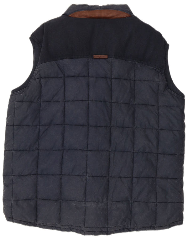 Мужской жилет с подкладкой Fat Face UK 42 XL, темно-синий, хлопковый с крапинками
