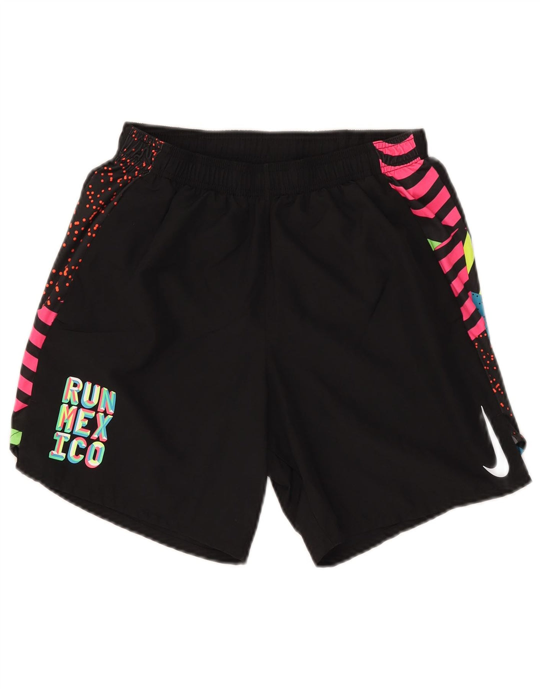Женские спортивные шорты с графическим рисунком Nike Dri Fit, маленькие черные