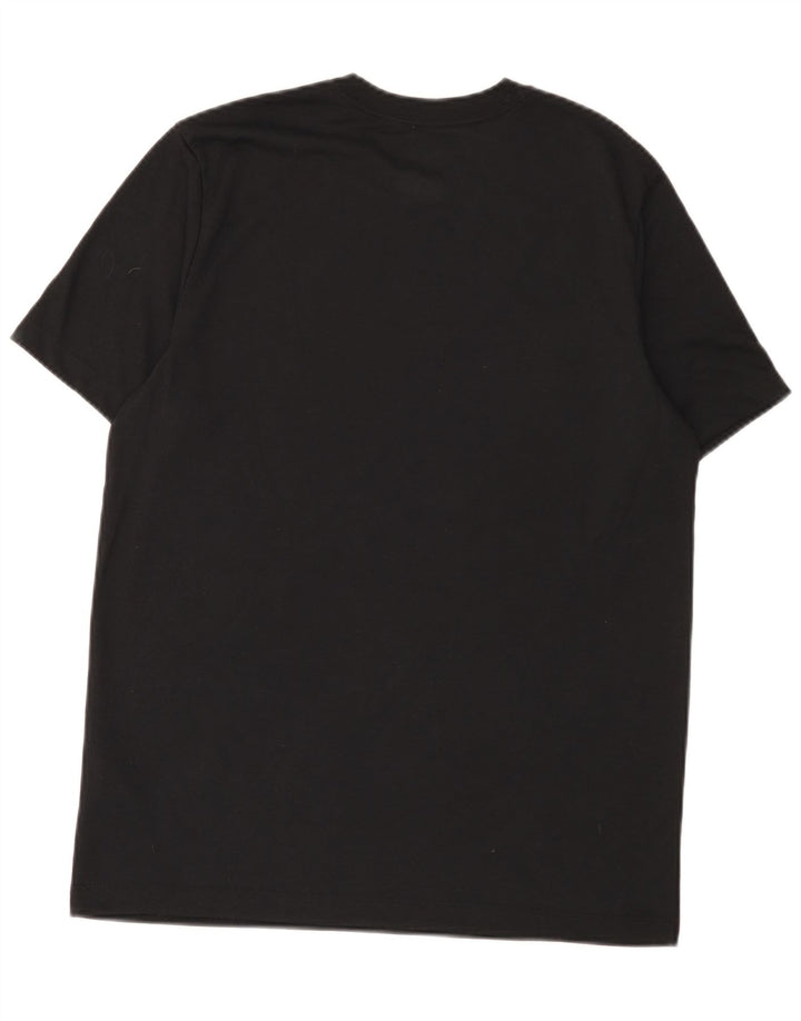 Мужская футболка Nike Dri Fit с графическим рисунком, средний черный полиэстер
