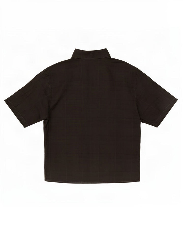 Женская рубашка с коротким рукавом Benetton IT 42 Medium Black