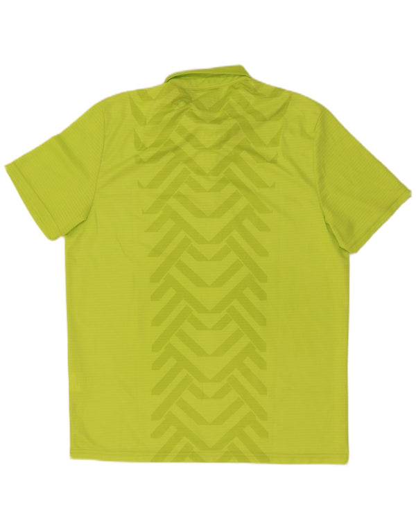 Мужская рубашка-поло Under Armour Heat Gear XL, зеленый полиамид с геометрическим рисунком