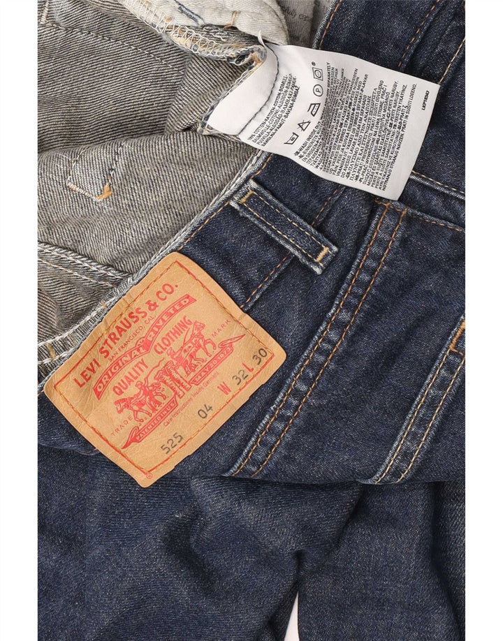 Мужские джинсы Levi's 525 Bootcut W32 L30 синие, хлопок