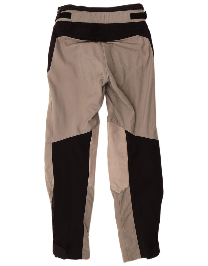 Мужские мотобрюки BMW MOTORRAD W30 L32, серые, полиэстер с цветными блоками