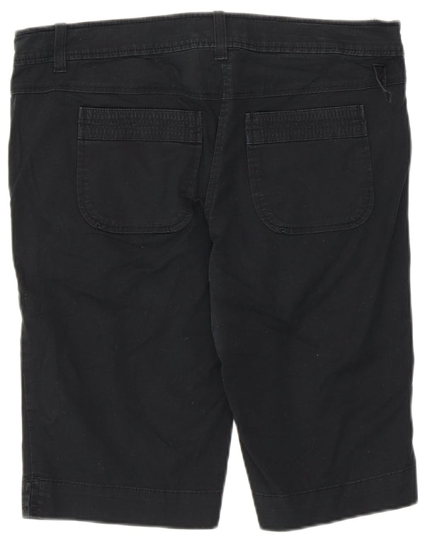 Женские шорты чинос Marks & Spencer Autograph UK 10, маленькие, W32, черный хлопок