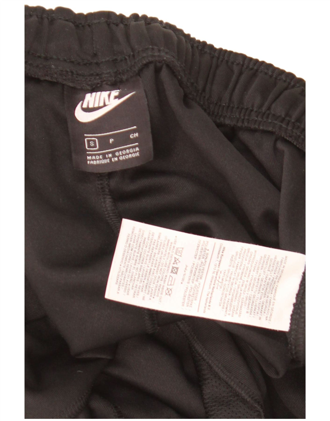 Мужские спортивные брюки Nike, маленькие черные брюки из полиэстера