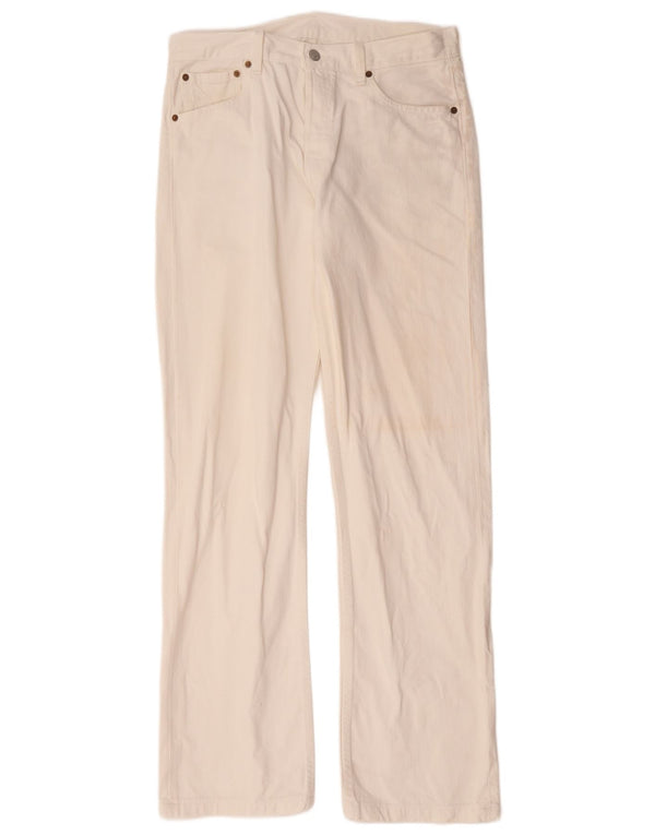 Мужские прямые джинсы Levi's 501 W34 L33, белый хлопок