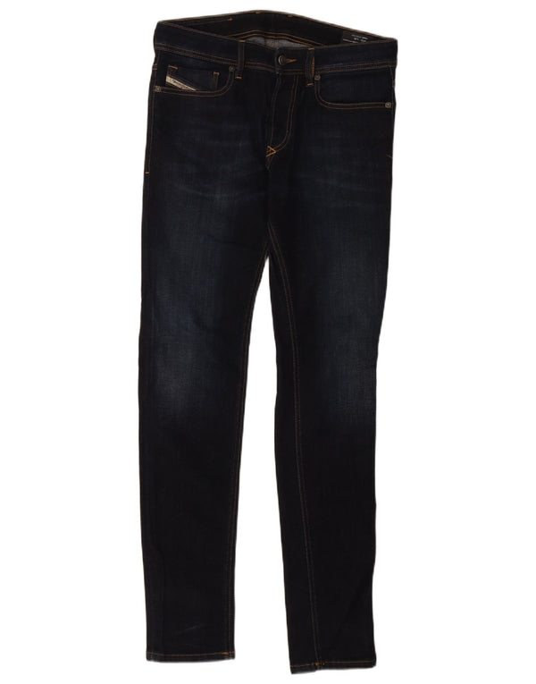 Мужские джинсы скинни Diesel W30 L32 темно-синие, хлопок