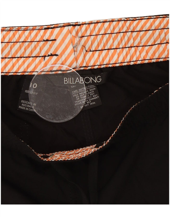 Женские шорты для плавания Billabong с рисунком, США 10, большие черные полиэстеровые шорты