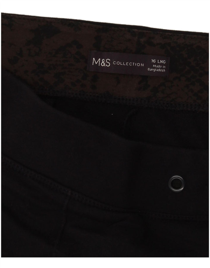 Женские спортивные брюки Marks & Spencer UK 16, темно-синие, большие