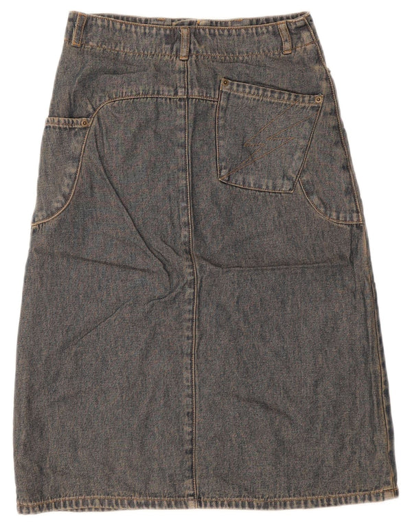 Женская джинсовая юбка Topshop UK 8, маленькая W26, синяя