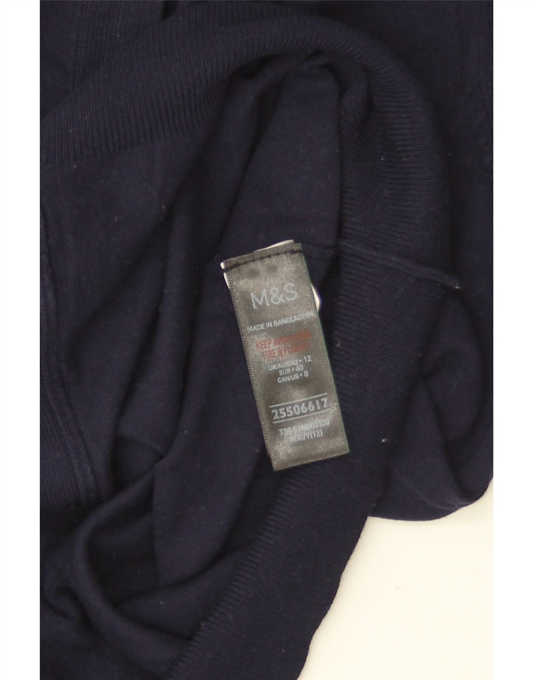 Женский кардиган Marks & Spencer UK 12, средний темно-синий, вискоза