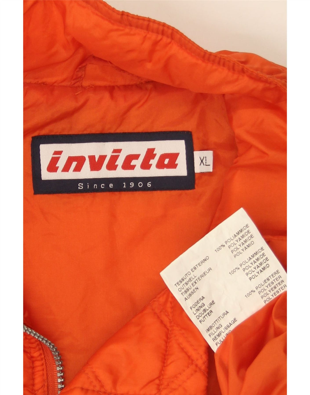 Мужской стеганый жилет INVICTA UK 42 XL оранжевый полиамид