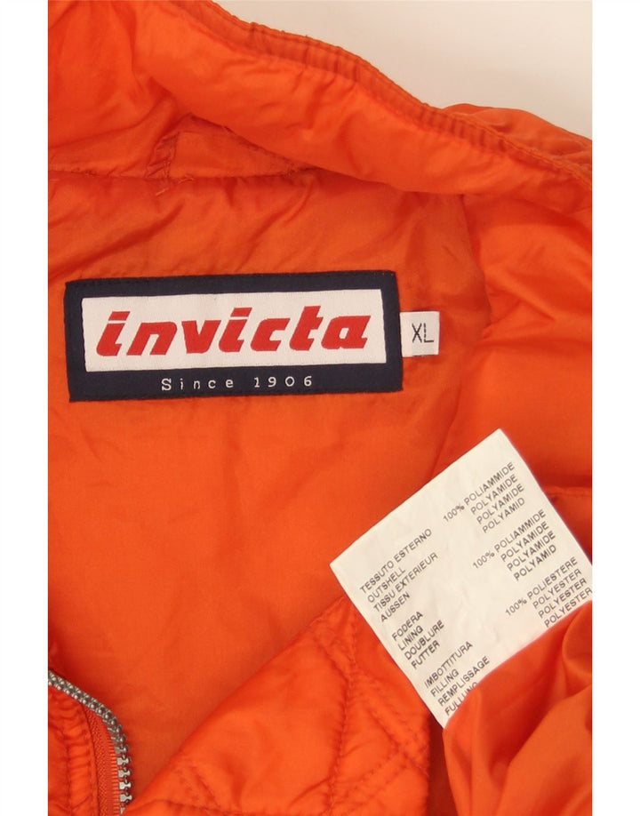 Мужской стеганый жилет INVICTA UK 42 XL оранжевый полиамид