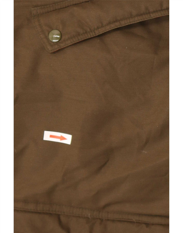 Винтажная мужская стеганая куртка UK 42 XL Коричневая