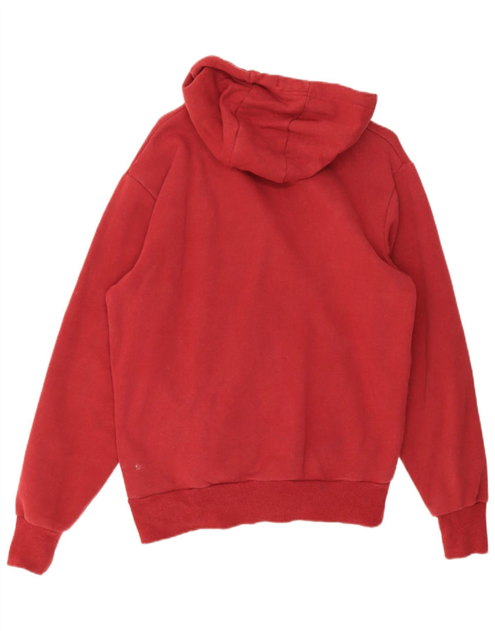 Ellesse Мужской джемпер с капюшоном с рисунком, средний красный, хлопок