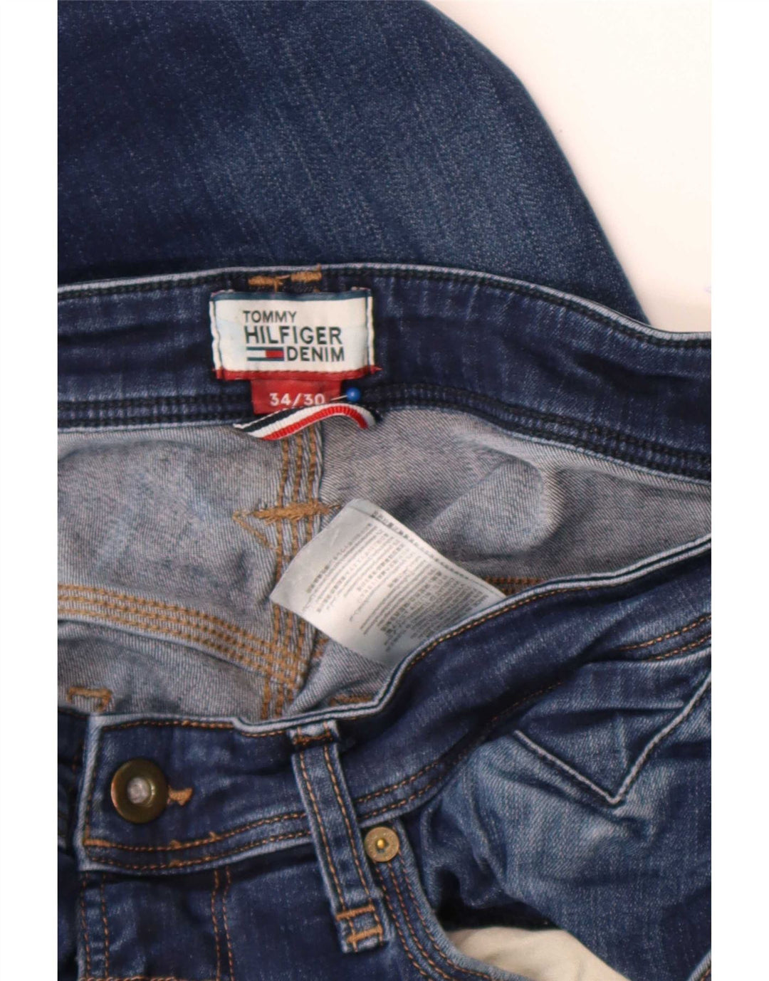 Мужские джинсы Tommy Hilfiger Ryan Bootcut W34 L30, синий хлопок