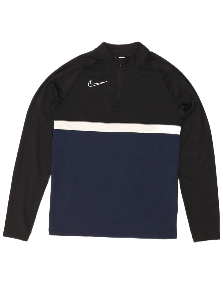 Пуловер спортивный костюм Nike для мальчиков Dri Fit, большой черный цвет 12–13 лет