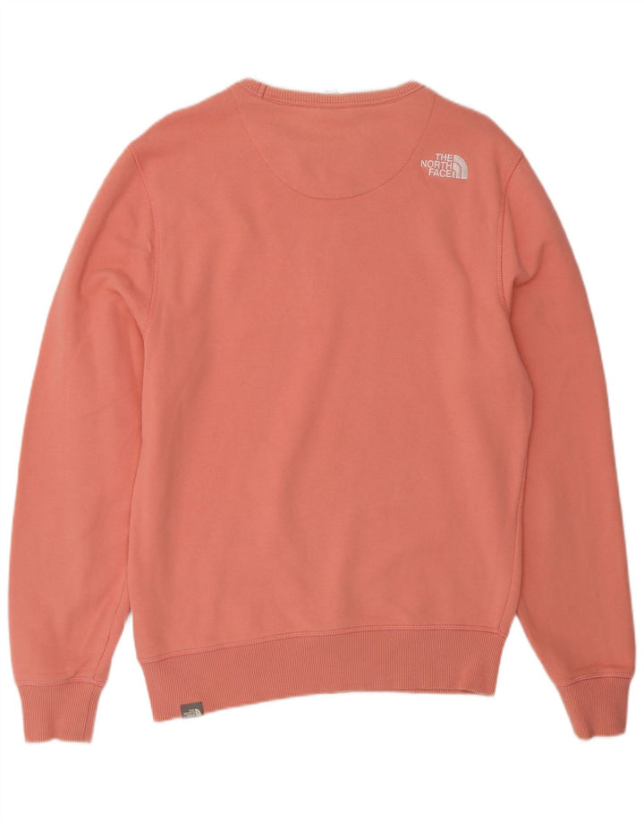 Мужской свитшот с рисунком The North Face, маленький розовый хлопковый джемпер