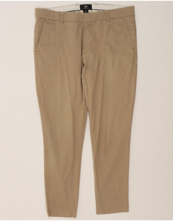 Мужские брюки-чинос Dockers Extra Sim Fit W34 L28, бежевый хлопок