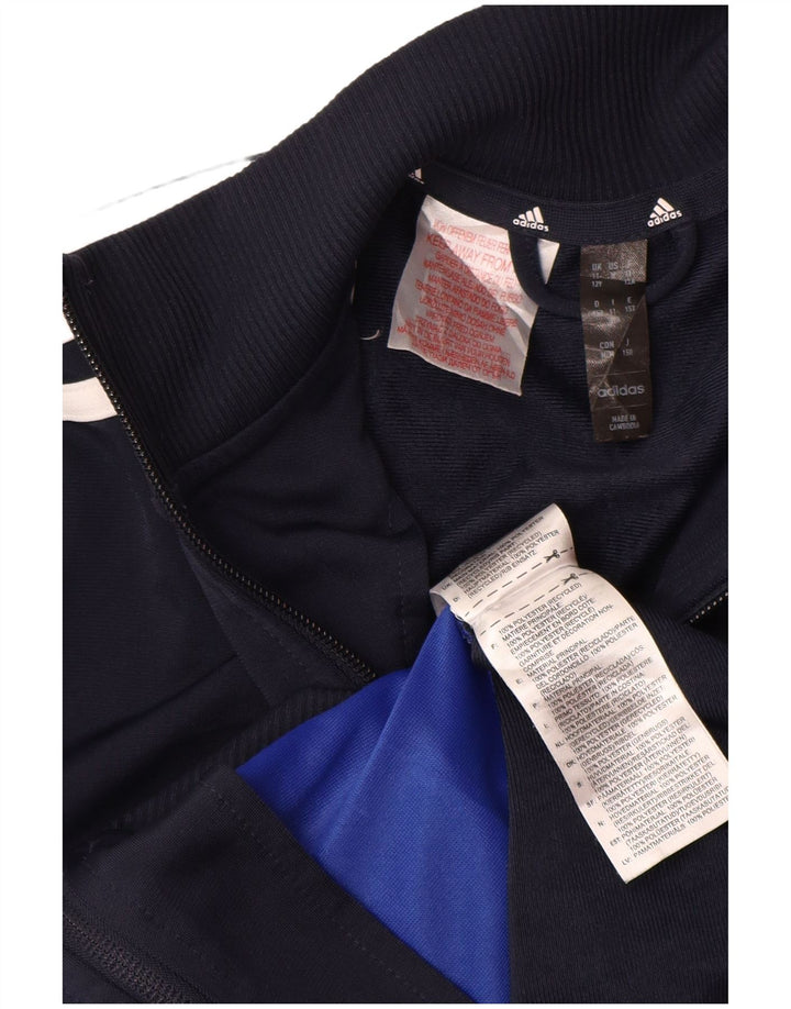 Спортивный костюм ADIDAS Aeroready для мальчиков, верхняя куртка 11–12 лет, темно-синий