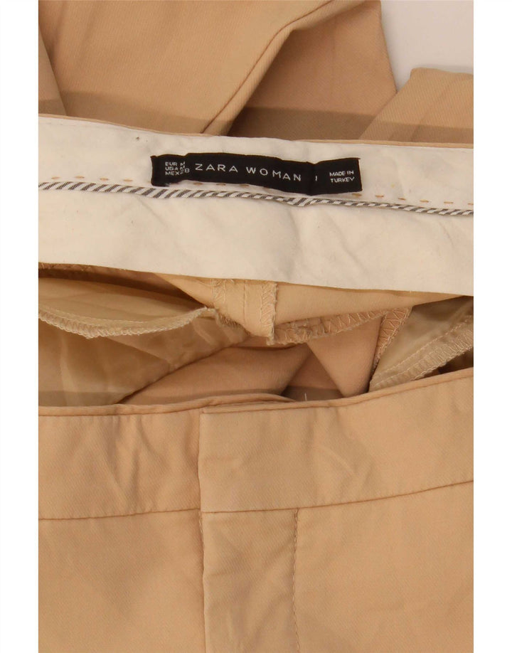 Женские узкие брюки чинос Zara Medium W32 L26 Бежевые