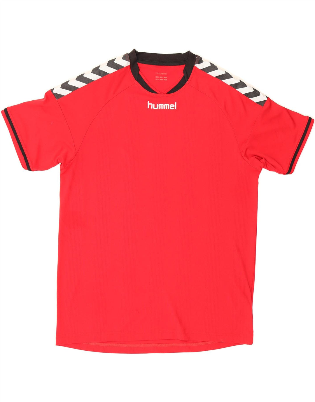 HUMMEL Mens Graphic T-Shirt Top Medium Red Polyester Vintage Hummel and Second-Hand Hummel from Messina Hembry 