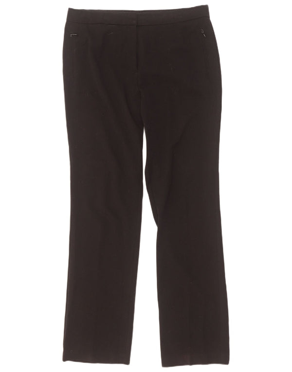 Женские прямые повседневные брюки Marks & Spencer UK 14, большие W34 L33, черные