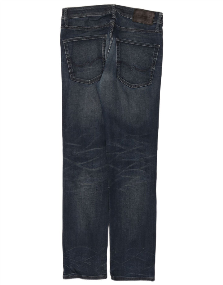 Мужские прямые джинсы Jack & Jones W32 L32 синие, хлопок