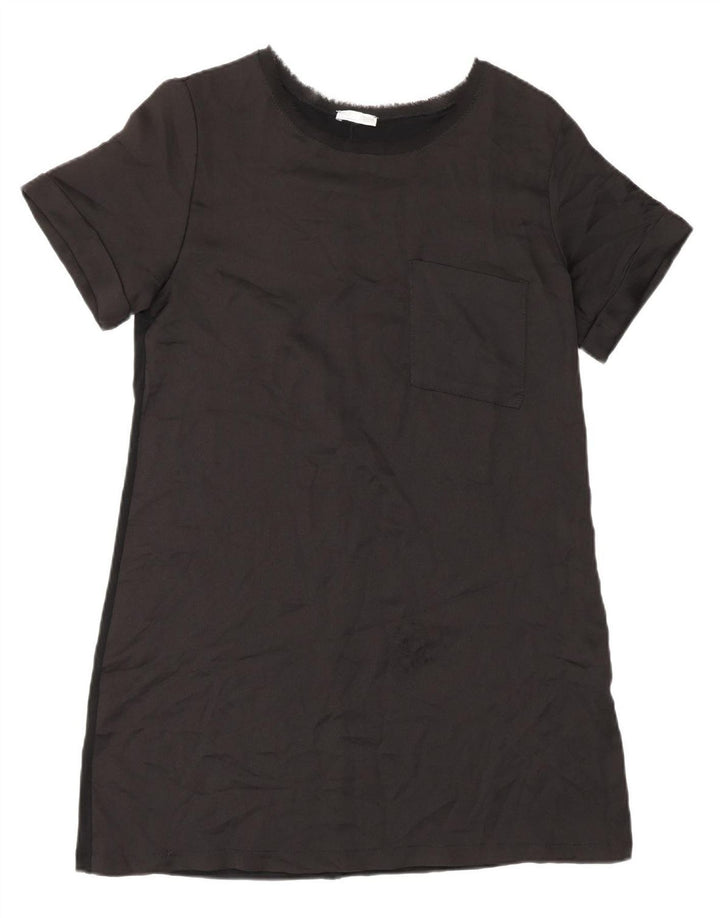 ZARA Womens Basic Dress UK 10 Small Black