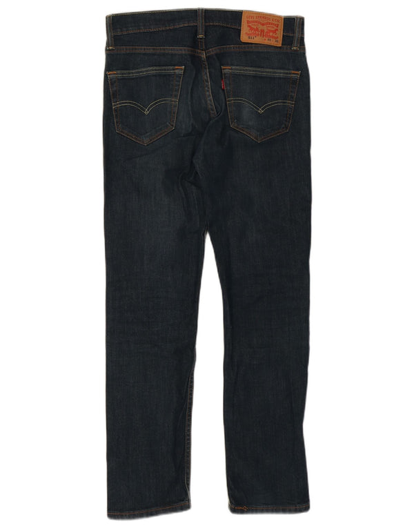 Мужские джинсы Levi's 511 Slim W30 L28 Темно-синие, хлопок