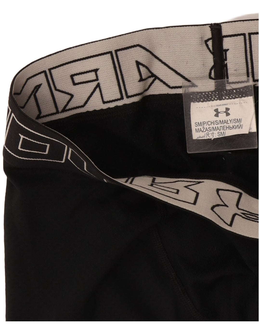 Женские леггинсы-капри Under Armour, Великобритания, 10 маленьких размеров, черные с геометрическим узором