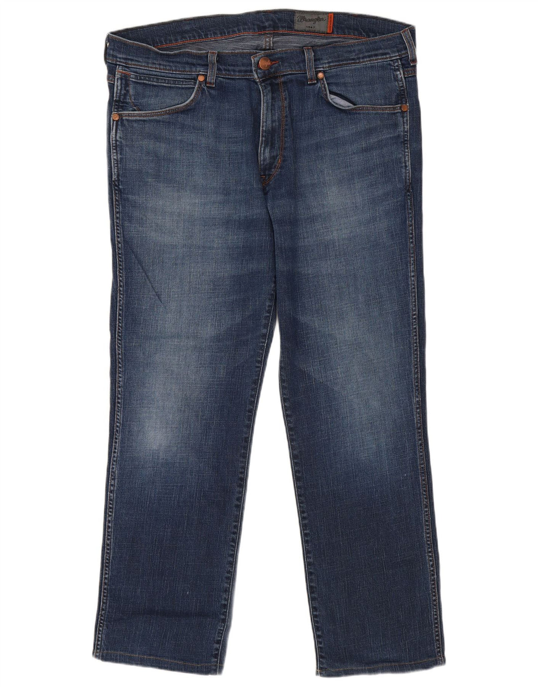 Мужские прямые джинсы Wrangler W38 L29 темно-синие