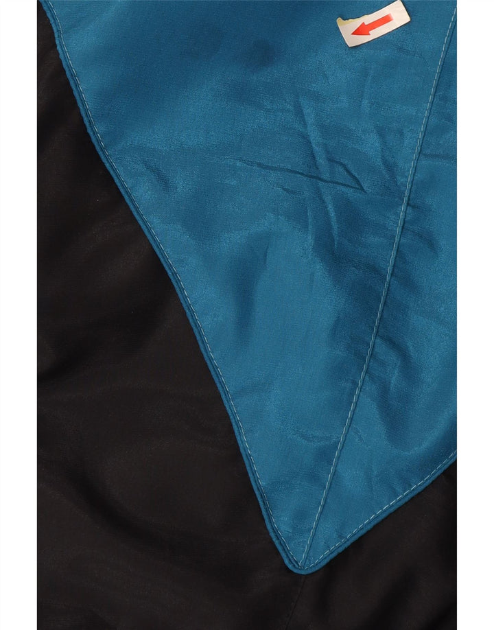 Винтажный мужской спортивный костюм, верхняя куртка XL, синяя с цветными блоками