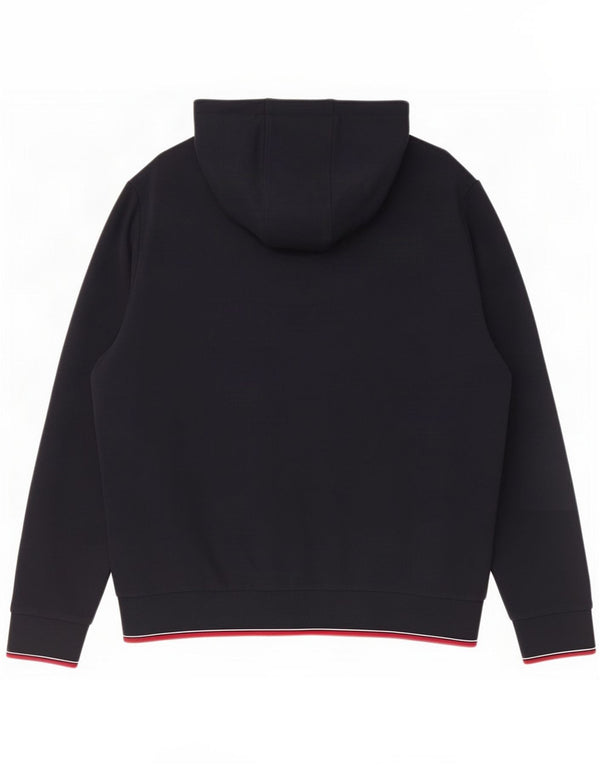 Мужской свитер с капюшоном на молнии Marks & Spencer Blue Harbour XL, темно-синий, хлопок