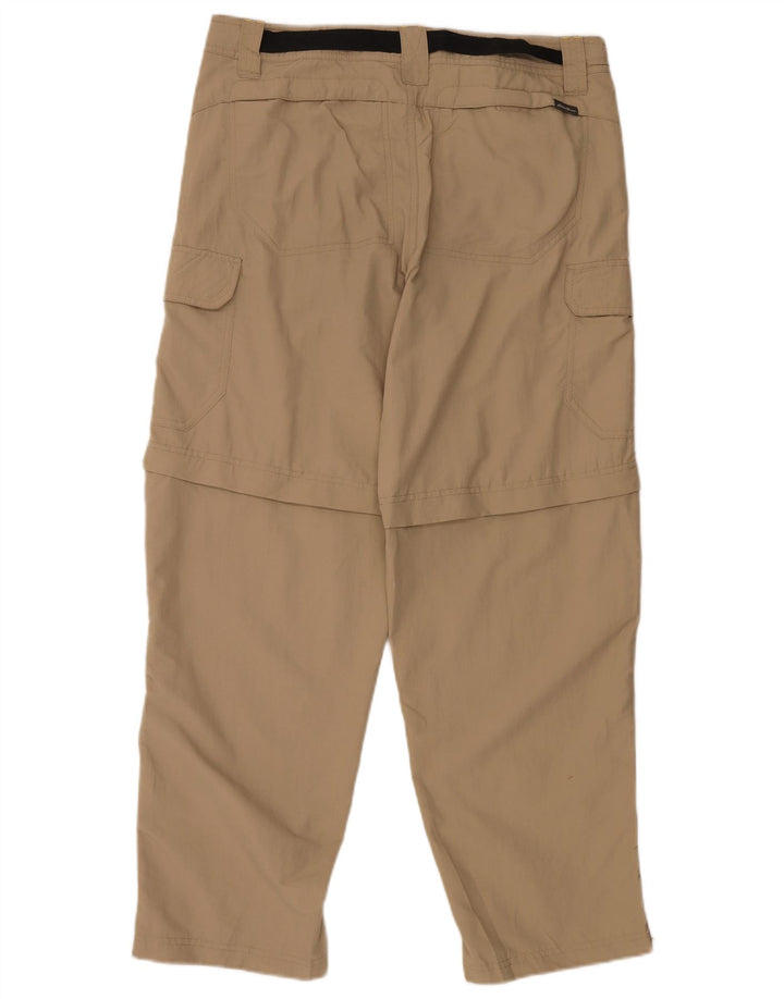 Мужские прямые брюки-карго EDDIE BAUER W34 L30, бежевый нейлон