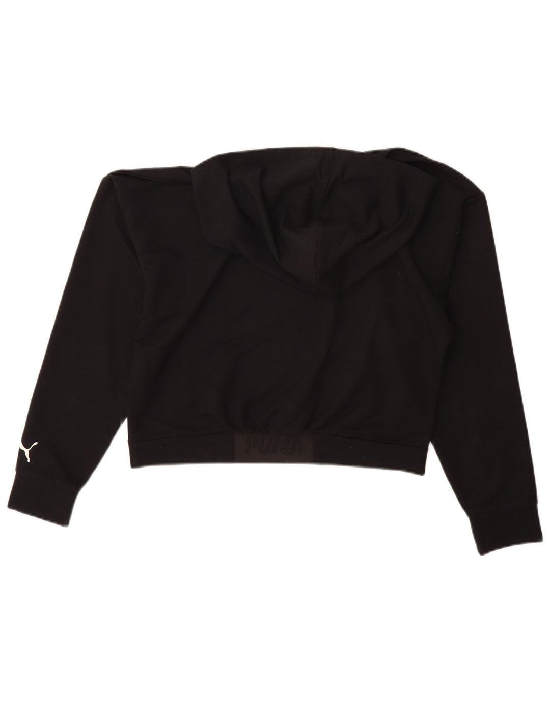 Женский джемпер с капюшоном Puma Oversized с рисунком UK 10, маленький, черный, полиэстер