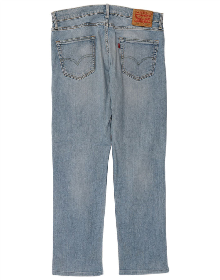 Мужские прямые джинсы Levi's 504 W33 L32 синие, хлопок