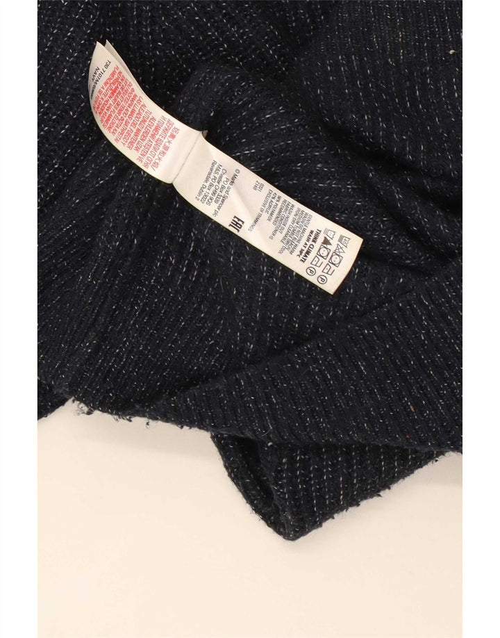 Мужской джемпер с круглым вырезом Marks & Spencer XL, темно-синий, полиамид