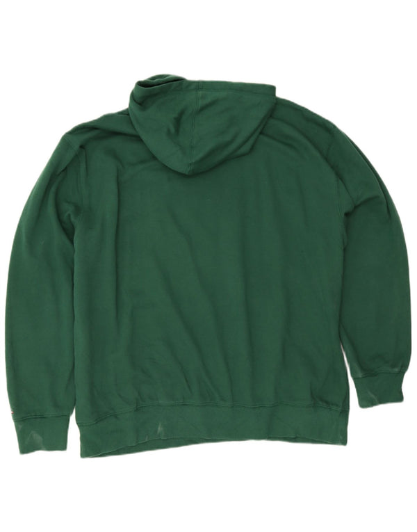 Мужской джемпер с капюшоном Tommy Hilfiger 2XL, зеленый хлопок
