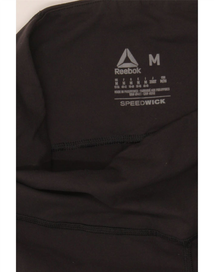 REEBOK Womens Tracksuit Trousers Joggers UK 12/14 Medium  Black Vintage Reebok and Second-Hand Reebok from Messina Hembry 