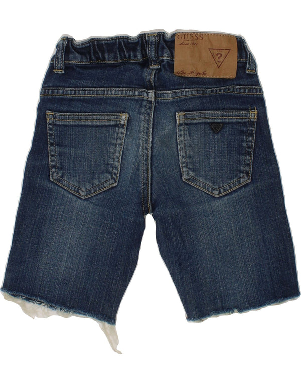 GUESS Boys Denim Shorts 3-4 Years W18  Blue Cotton