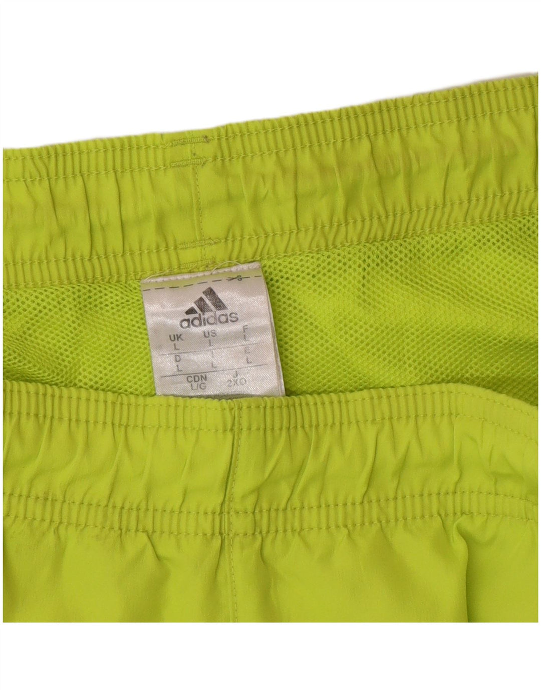 Мужские спортивные шорты Adidas, большие зеленые из полиэстера