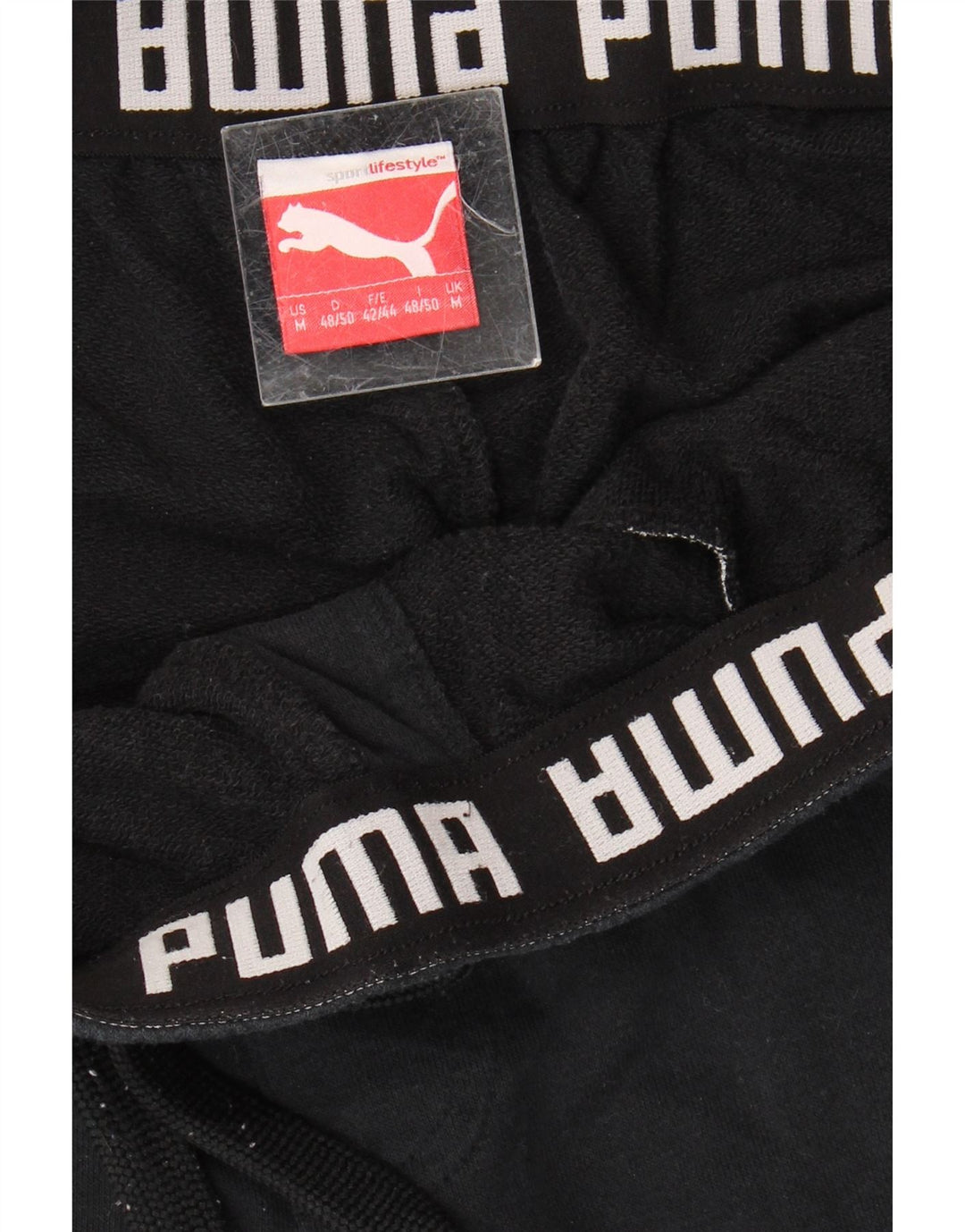 PUMA Mens Graphic Sport Shorts Medium Black