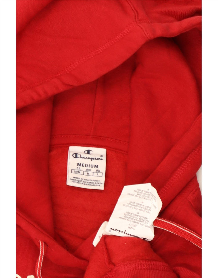Женский джемпер с капюшоном Champion UK 14, хлопковый средний красный цвет