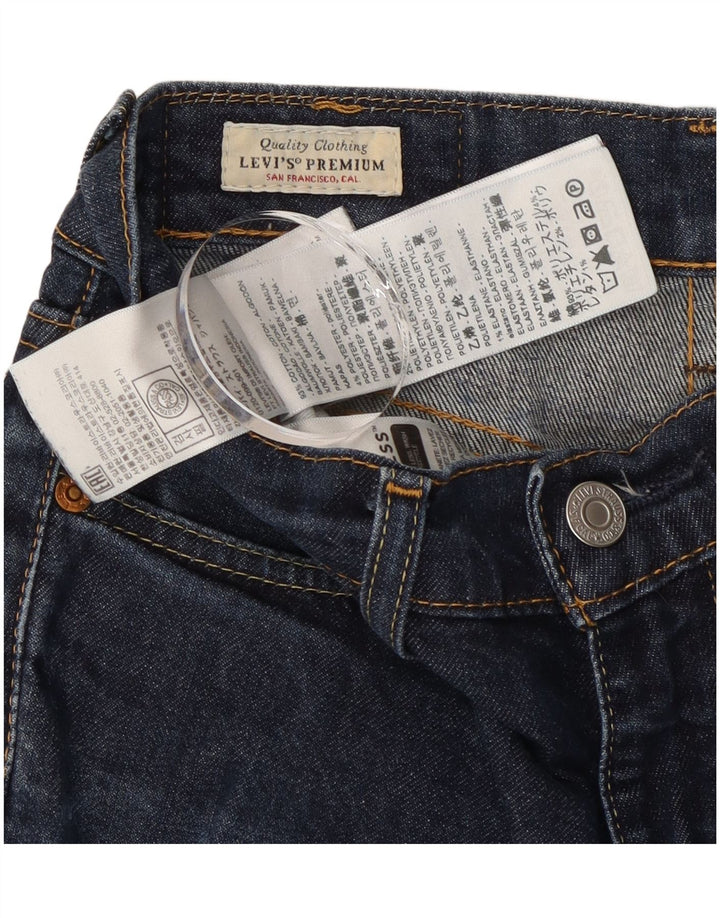 Женские узкие джинсы Levi's W27 L32, темно-синий, хлопок