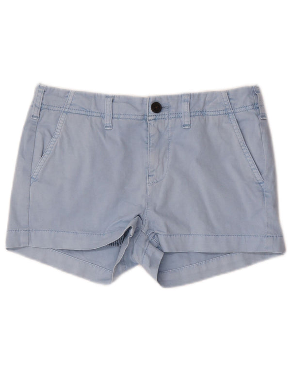 Женские шорты Superdry UK 8, маленькие W28, синие, хлопок