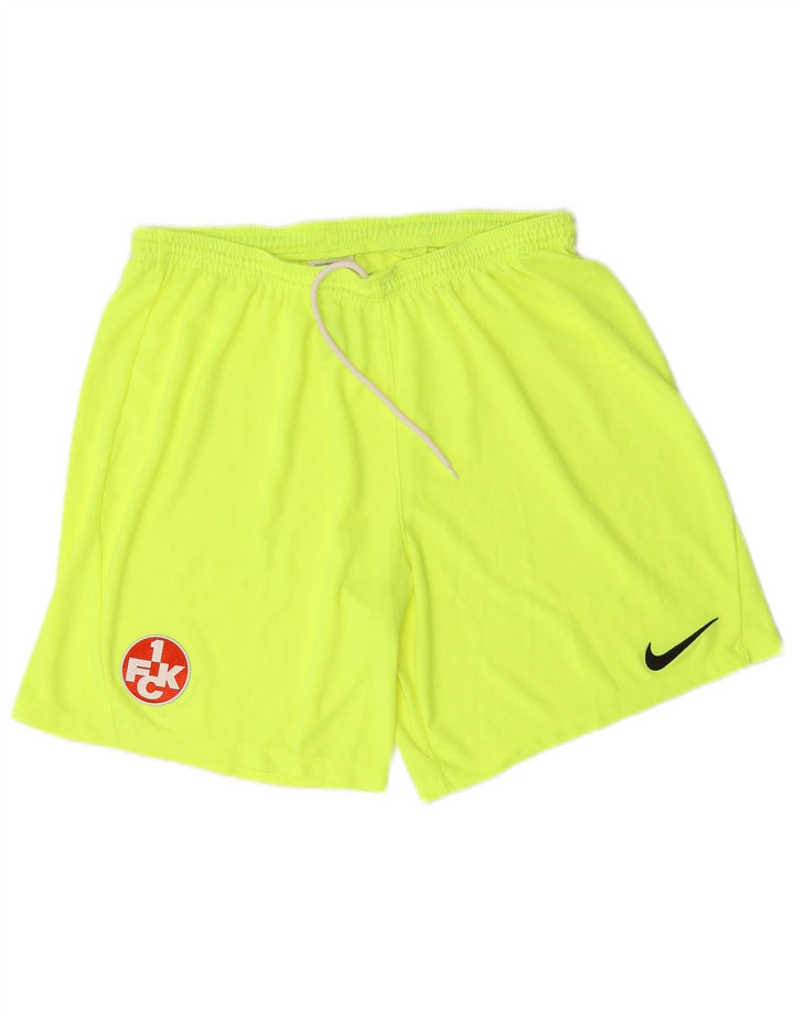 Мужские спортивные шорты с рисунком Nike XL, желтый полиэстер