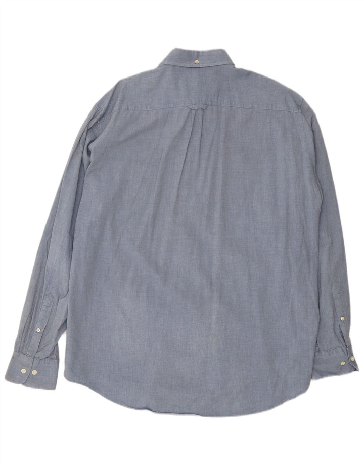 Мужская рубашка стандартного кроя Gant Soho XL, синяя, хлопок